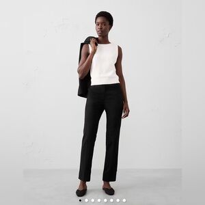 Banana Republic Women’s Ryan Ankle Pant - Black (Curvy Fit)
